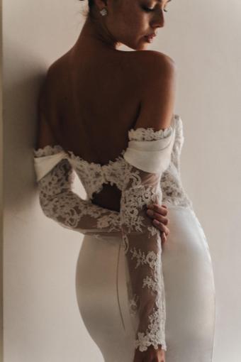 Alena Leena Style #Veronica Dress and Sleeves #1 Ivory thumbnail