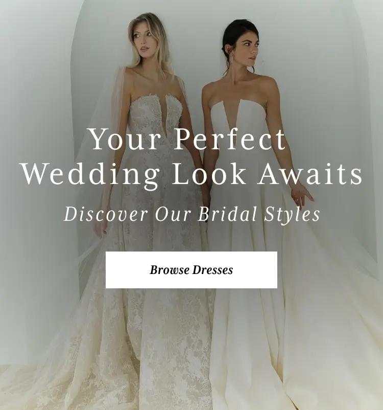 Mobile Your Perfect Wedding Look Awaits Discover Our Bridal Styles Banner